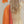 Petit foulard Bicolore en soie rouge orangé femme