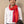 Foulard en soie Bicolore vermillon 