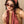 Foulard en soie Bicolore sienne