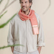 Charger l'image dans la galerie, Petit foulard Krama en soie melon homme
