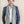 Petit foulard Twin en soie kaki homme