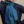 Petit foulard Twin en soie teal femme