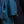 Petit foulard Twin en soie teal femme