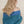 Petit foulard Twin en soie teal femme