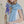 Petit foulard Uni en soie ciel femme