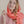Petit foulard Uni en soie corail femme
