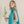 Petit foulard Uni en soie vert doux femme