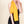 Charger l&#39;image dans la galerie, Petit foulard Uni en soie jaune
