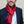 Petit foulard Bicolore en soie burgundy