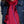Petit foulard Bicolore en soie burgundy