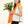 Charger l&#39;image dans la galerie, Petit foulard Uni en soie orange 
