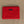 Red silk down jacket pouch