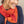 Triangle Harmonie Vermillon en soie cachemire femme