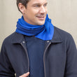 Charger l'image dans la galerie, Triangle Harmonie bleu klein en soie cachemire homme
