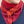 Triangle Harmonie bordeaux en soie cachemire homme