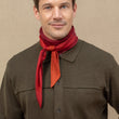 Load image into Gallery viewer, Triangle Harmonie bordeaux en soie cachemire homme
