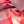 Load image into Gallery viewer, Carré en soie Nuancier Pointillé framboise

