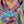 Carré 90 Nuancier en soie multi sun femme