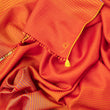 Charger l'image dans la galerie, Echarpe Rythmic paprika en soie laine femme
