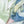 Triangle Chromie  pastel bleu en soie cachemire femme 