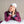 Pack 2 big chouchous en soie uni marine