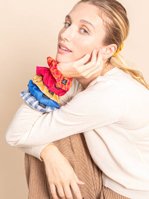 chouchou multicolore 