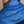 Echarpe Quatuor en soie laine bleu