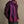 William scarf in plum wool silk