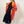 Etole Asymétrique en soie orange
