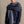 Brume stole in anthracite black cashmere silk