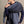 Brume stole in anthracite black cashmere silk