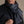 Brume stole in anthracite black cashmere silk