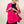 Etole Unie en soie fushia