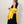 Charger l&#39;image dans la galerie, Etole Pointillée en soie jaune
