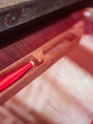 Etole Unie en soie rouge