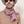 Foulard Paul en soie corail