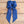Charger l&#39;image dans la galerie, Foulchi en soie Pointillé bleu
