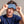 Load image into Gallery viewer, Masque de nuit en soie  gentleman marine
