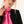 Charger l&#39;image dans la galerie, Foulard Mini Pointillé en soie rose
