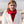 Petit foulard Uni en soie rouge