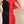 Petit foulard Uni en soie rouge
