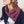 Foulard Quadrille en soie coton burgundy