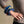 Pack 2 big chouchous en soie caprice multi-poi bleu