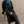 Charger l&#39;image dans la galerie, Triangle Harmonie en soie et cachemire teal
