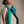 Triangle Harmonie en soie cachemire vert