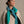 Triangle Harmonie en soie cachemire vert