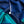 Charger l&#39;image dans la galerie, Petit foulard Bicolore en soie marine vert
