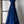 Charger l&#39;image dans la galerie, Écharpe Cinétique en soie laine bleu
