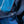 Charger l&#39;image dans la galerie, Écharpe Colorblock en soie laine bleu
