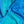 Charger l&#39;image dans la galerie, Écharpe Bicolore en soie laine bleu, vert
